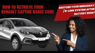 How to Retrieve Your Renault Captur Radio Code | Restore MediaNav/R-Link System After Battery Reset