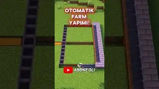 MINECRAFT OTOMATIK FARM YAPIMI PART1! #minecraftshorts