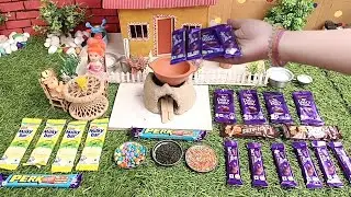 Chocolate cake recipe||miniature Dairy Milk chocolate cake recipe||Mini cooking||miniature kitchen