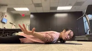 Thoracic extension & posterior scapular tilt