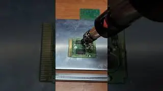 let's fix this copy of Pokemon with an easy solder reflow technique! #gameboy #pokemon #soldering