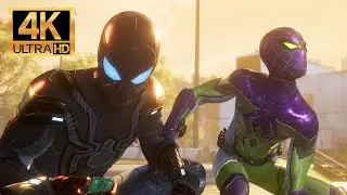 Iron Spider And The Prowler Fight The Lizard Marvels Spider-Man 2 PS5 (4K60FPS) NG+