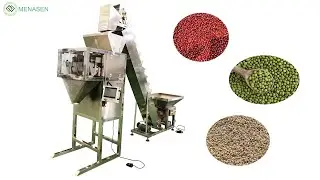 MNS-P4 Quantitative Coffee Bean Spice Almond Cashews Seed Nuts Weighing Filling Packing Machine