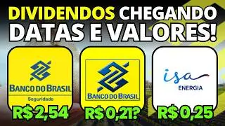 🚨MEGA DIVIDENDOS | BBAS3, BBSE3, KLBN4 e VALE3 | ATEN&Ccedil;&Atilde;O NAS DATAS E VALORES DO DIVIDENDO PROJETIVO