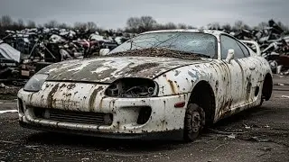 ASMR Rebuilding an Abandoned 1994 Toyota Supra MK4 Twin Turbo to Factory-Fresh Perfection