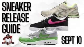 SNEAKER RELEASES: Sept 10 - patta x Air Max, PEACEMINUSONE Air Force 1 & Bodega x ASICS