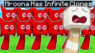 MROONA Has INFINITE CLONES in Minecraft?!