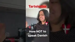 Learning Danish is NOT EASY but I try my BEST #kritiprajapati #shorts