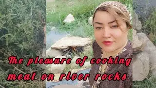 Cooking veal on natural zinc