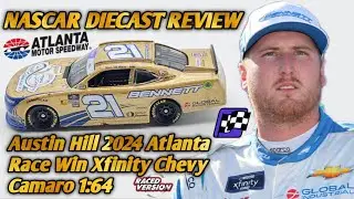 Обзор литья под давлением NASCAR, выпуск 883 | Победа в гонке Атланты 2024 года в Остине Хилле Xf...