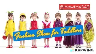 A to Z Fruit with Kids Fashion 👗🍎 Fun Learning for Toddlers & Preschoolers #AtoZFruits #kids #funny