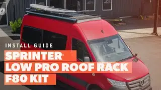 Sprinter Low Pro Roof Rack x Fiamma F80 Kit Installation Guide - Flatline Van Co.
