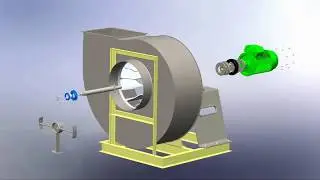 Forward Curved centrifugal Fan assembly,#centrifugal_fan,#fan,#axial_fan,#cooling_fan,#assembly