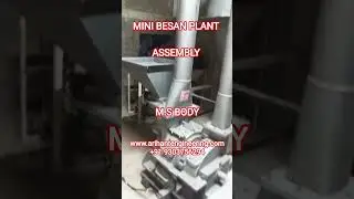 MINI BESAN PLANT,100KG PER HOUR BESAN PLANT,FINE BESAN PLANT#khaman#besan#machine#india#impact#sugar