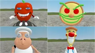 Peppino vs Pepperman vs Pizzaface vs Pizzahead in Garry's Mod! (Pizza Tower)