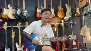 PRS SE CUSTOM 24 blue fade