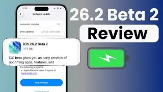 iOS 26.2 Public Beta 2 Review | iOS 26.2 Public Beta 2 Battery Drain Test | iOS 26.2 Public Beta 2 |