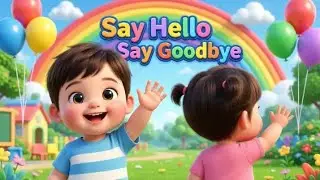 Say Hello, Say Goodbye 👋😊 | Good Manners Nursery Rhymes for Kids