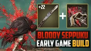 Cold Blood Dual Curved Sword Early Game Build in Elden Ring | Best Bleed Build Elden Ring