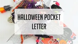 DIY Halloween Pocket Letter | DIY Target Dollar Spot bag | EASY Halloween Projects