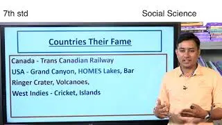 Samveda  7th Social Science English medium North america land of Prairies 1of2