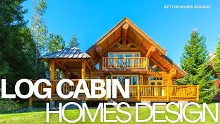 WONDERFUL! Classic LOG CABIN HOMES Design IDEAS | From RUSTIC to MODERN That Redefine Natural LIVING