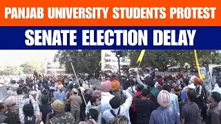 Panjab University Students Protest for Senate Elections in Chandigarh | News9