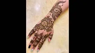 Beautiful Floral Bridal Mehndi Design Back Hand Latest Henna 2026 Ramadan Eid Mehndi ka design