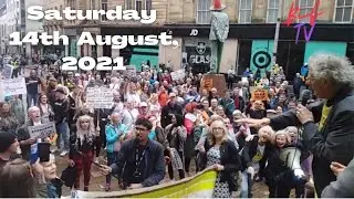 Glasgow Anti-Lockdown/Anti-Medical Apartheid/Pro Freedom Rally 14th August, 2021 &bull; Bif TV