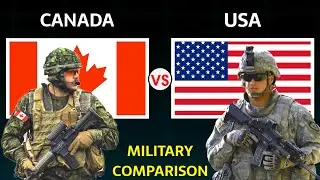 Canada vs USA Military Power Comparison 2025 | USA vs Canada Military Power 2025