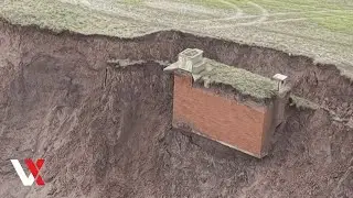 Cold War Nuclear Bunker Slides Towards Sea As UK Coast Crumbles | VERTEX
