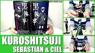 Черный дворецкий SEBASTIAN & CIEL Figure Black Butler Kuroshitsuji SEGA Unboxing