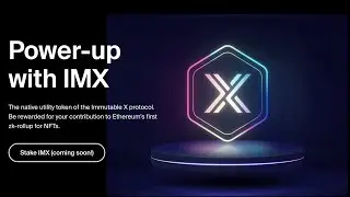 ImmutableX (IMX) Announces Staking - Starts July 1st!