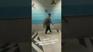 Mr.DrG Spotted Alone At Dabri Mor Metro Station Delhi | Delhi Metro | Hiphop news | Mitraz | Rapper