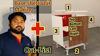 Base shelf unit creation and cutlist 🚀@BeModularExpert #cutlist #newvideo