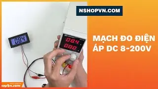 Mạch đo điện &aacute;p DC 8-200V(TU59)#Shorts