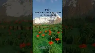 pov: you&rsquo;re the explorer in Minecraft | Aria Math C418 edit