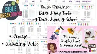 Quick Reference Bible Study Tools by Teach Sunday School