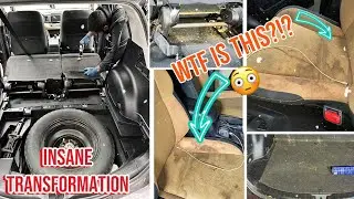 Deep Cleaning The Most Insanely DIRTY SUV! | Oddly Satisfying Car Detailing Transformation!