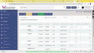 Tender Management ERP Software Demo | Loyalwings ERP | Tamil