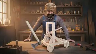 Working Wooden Catapult from Scratch! DIY Medieval Siege Weapon (Full Build & Test)