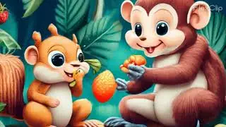 Jungle Stories [ Monkey & Squirrel Story] Panchtantra | Animation | Kids | Short Stories | Moral