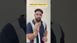 UPSI 4,500+ Vacancies OUT 🔥 Exam Pattern + Selection Process Explained 🤩✅📚 #uppolice #govtjobs