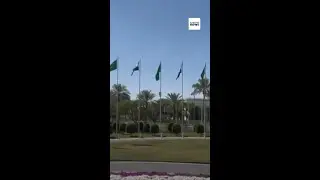 Syrian independence flag raised at Saudi foreign ministry