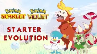 Pokemon Gen 9 Starters Evolutions