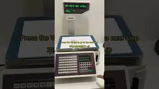 Tutorial on the operation steps of editing goods with Yousheng English barcode scale