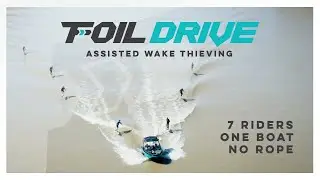 СЕКРЕТ по кражам кильватерной струи! | 7 подводников катаются на одной волне! | Foil Drive Gen2