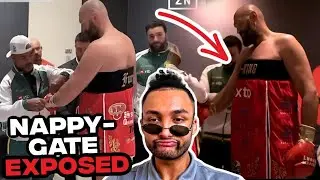 LEAKED! Tyson Fury CHEATING vs Usyk 2 with 'Nappy At His Nipple Line' Shorts!
