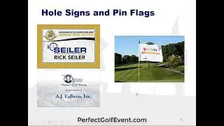 2020 Sponsor Category Hole Signs and Pin Flags for Your Charity Golf Event | Perfect Golf Event