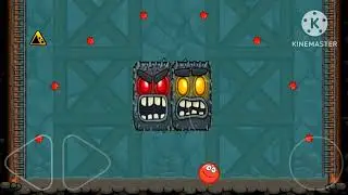 Red Ball 4 Tomato Ball vs Two Cave bosses